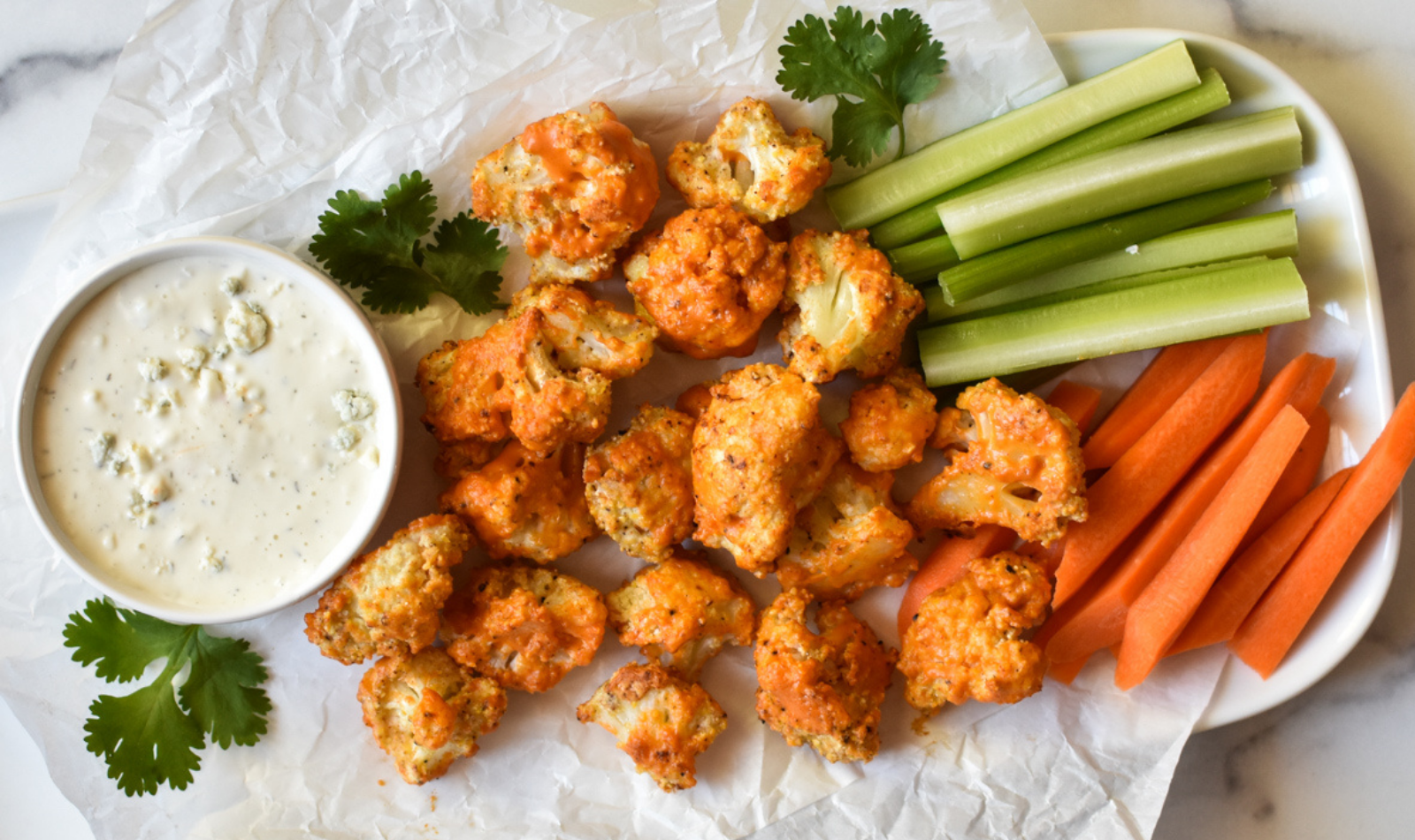 Blog Featured Image - Buffalo Cauliflower Bites