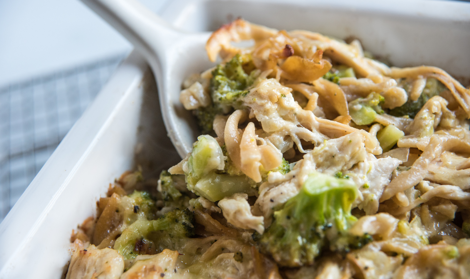 Blog Featured Image - Cheesy Broccoli Chicken Casserole