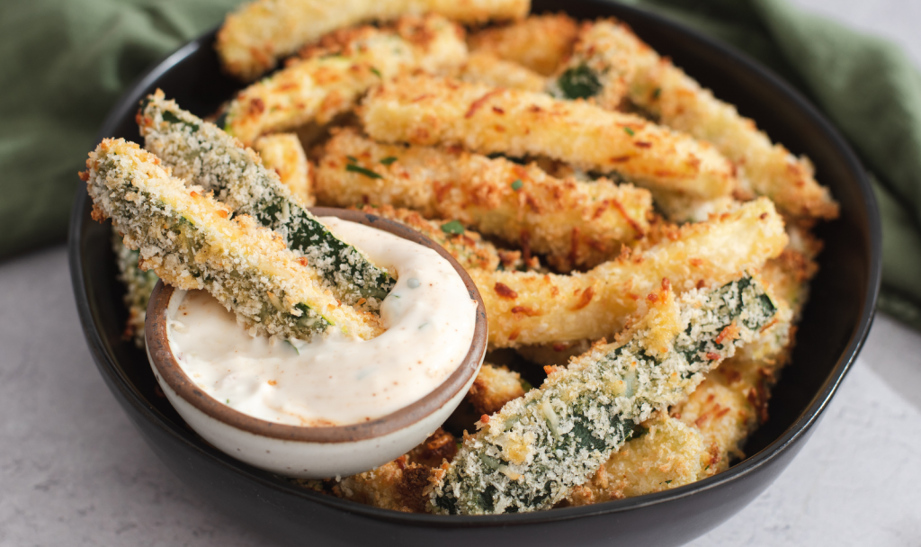 Air Fryer Zucchini Fries - Macrostax