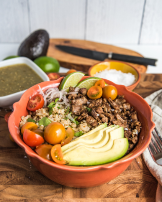 Salsa Verde Beef Bowl