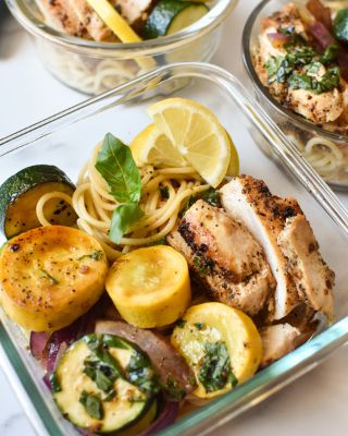 Lemon Pepper Chicken Meal Prep Bowls