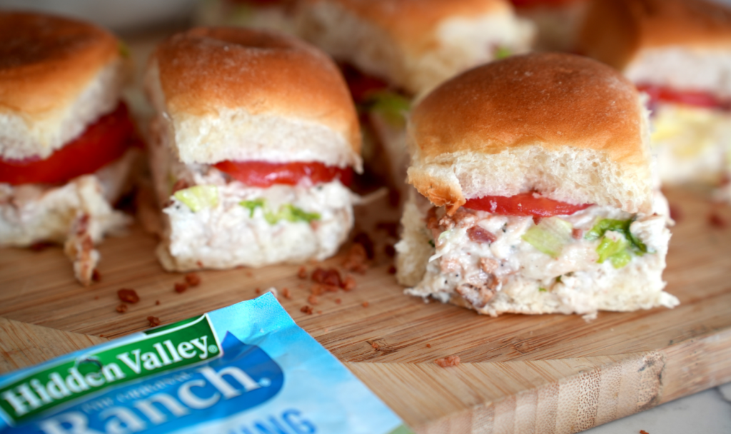 Chicken Bacon Ranch Sliders - Macrostax