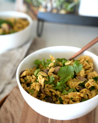 Easy Vegan Mushroom Bowl