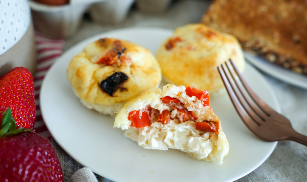 Red Pepper Egg White Bites - Macrostax