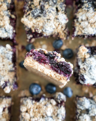 Chewy Blueberry Pie Bars