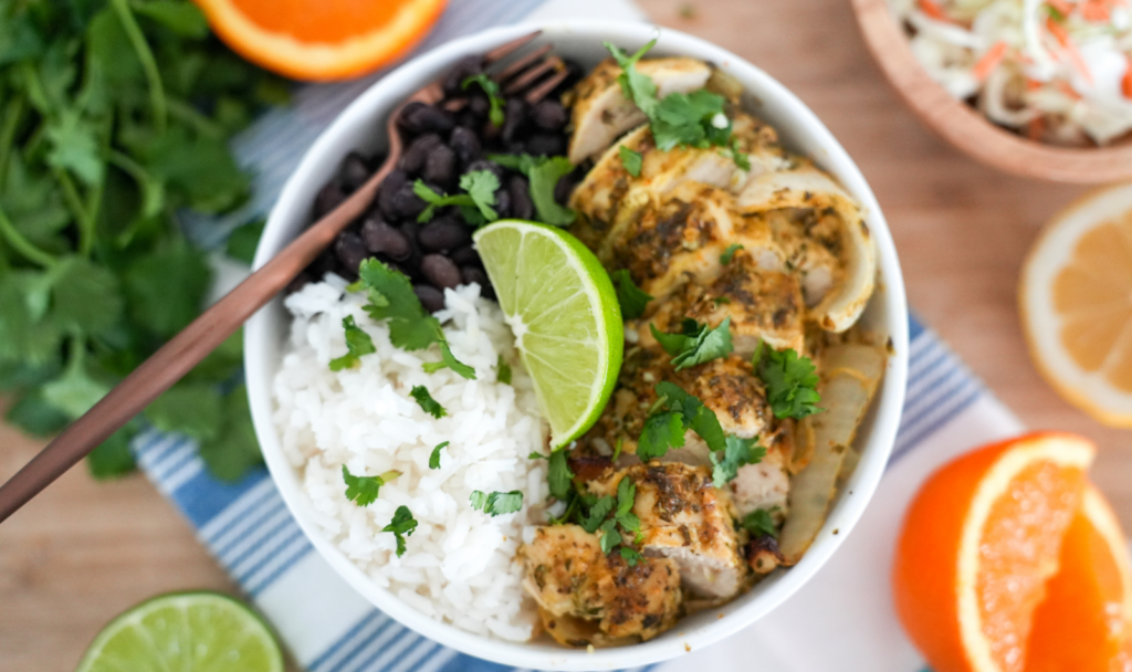 Cuban Chicken Rice Bowl Macrostax