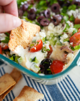 Seven Layer Greek Dip