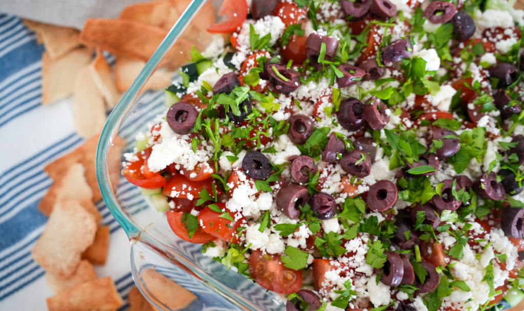 Seven Layer Greek Dip - Macrostax