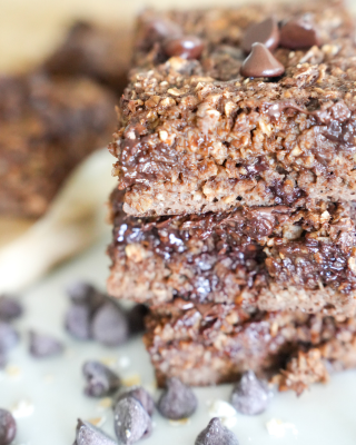 Baked Brownie Breakfast Bars