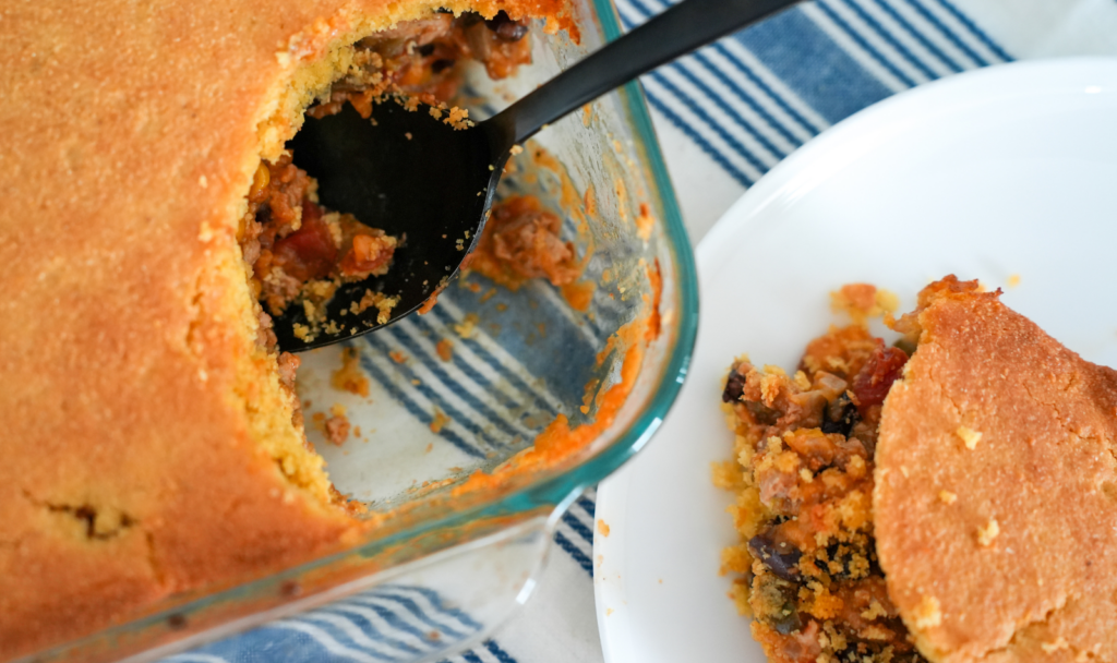 Cornbread Tamale Pie - Macrostax