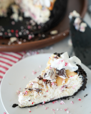 Peppermint Bark Cheesecake