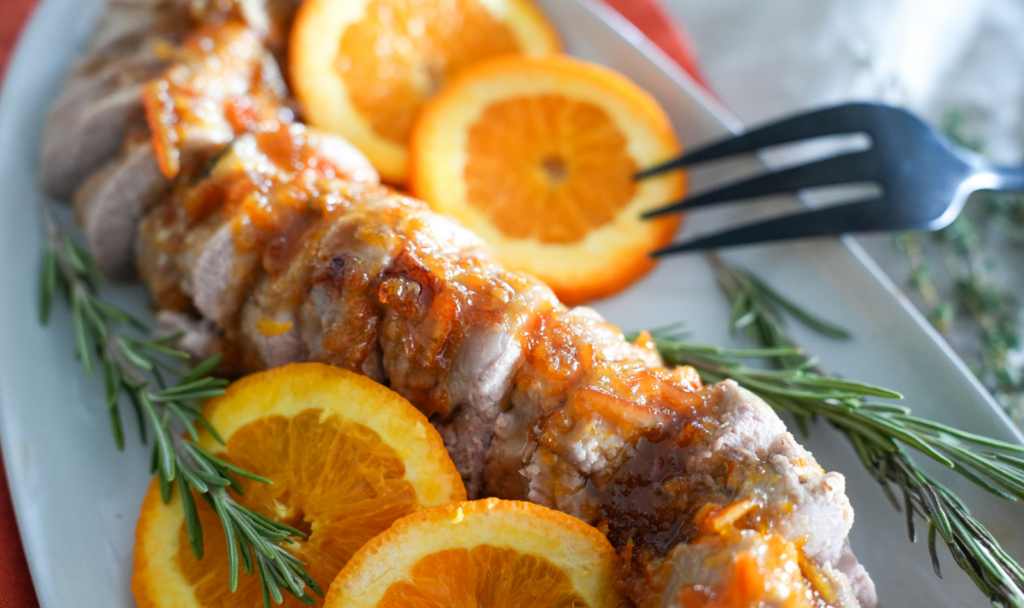 Orange Rosemary Pork Tenderloin Macrostax