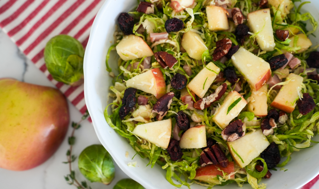 Honeycrisp Brussels Sprouts Salad - Macrostax